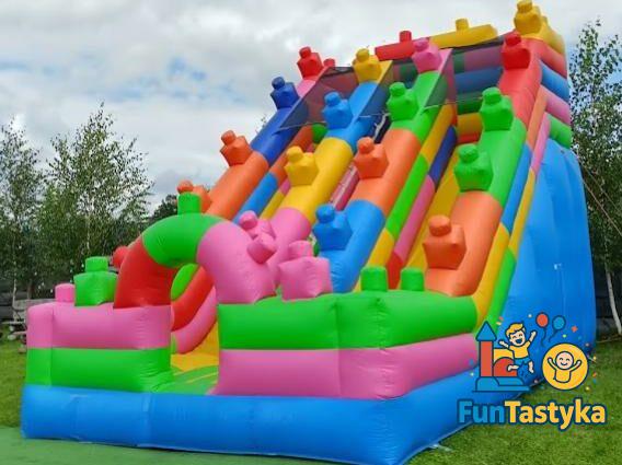 zjeżdżalnia Klocki 4mx7m FunTastyka Dmuchańce Grudziądz
